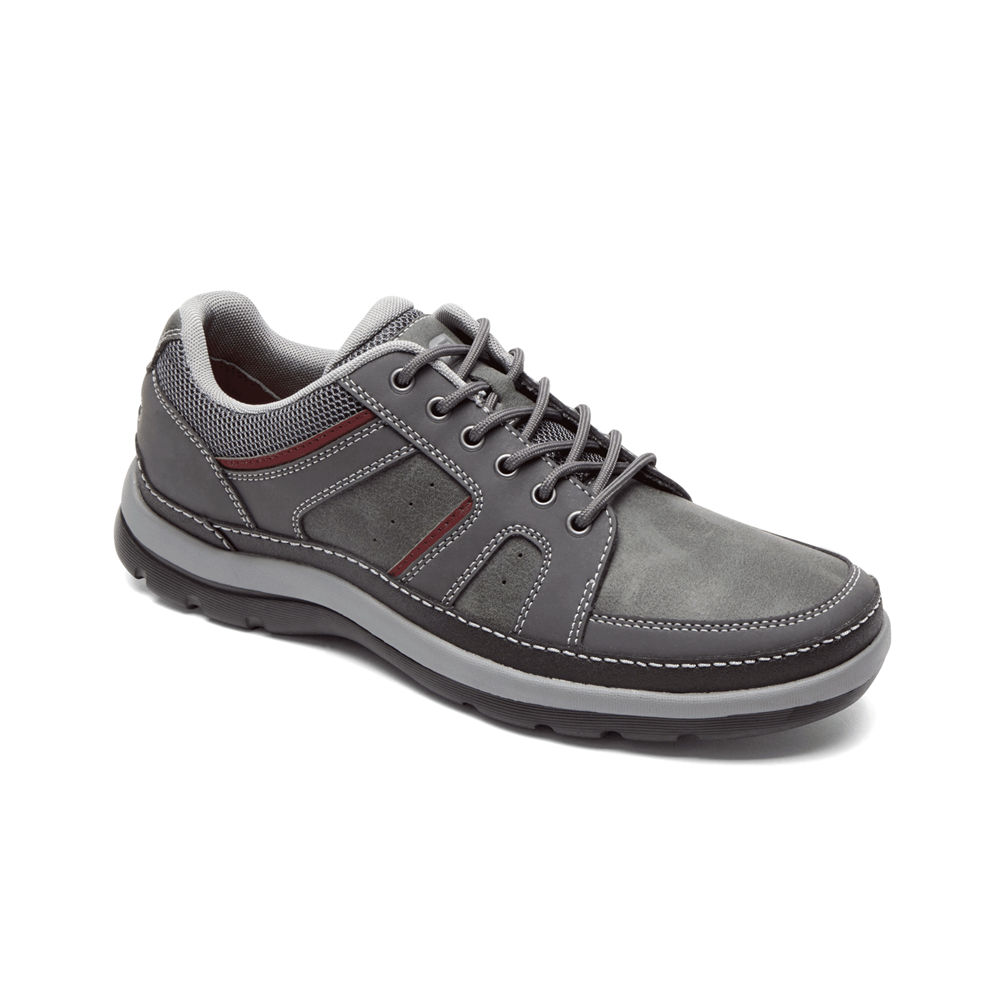 Rockport Mens Sneakers Dark Grey - Get Your Kicks Mudguard Blucher - UK 295-DWQKCV